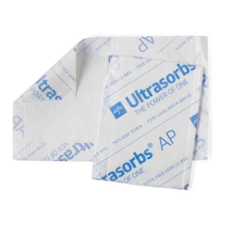 Medline Medline Ultrasorbs Air-Permeable Drypad Underpads, 10" x 16", White, 100/Case ULTRASORB1016